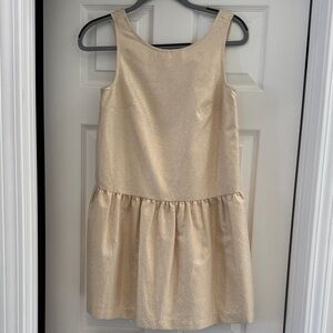 Sezane Gold Mini Dress